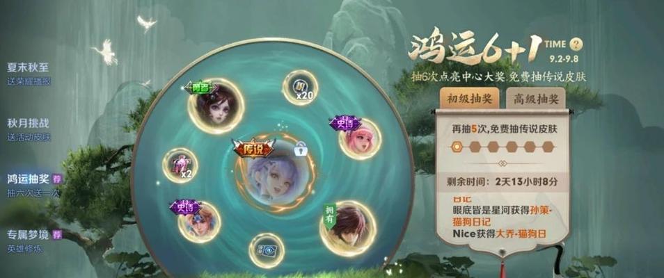 王者荣耀鸿运抽奖概率一览表？如何提高抽奖中奖率？  第3张