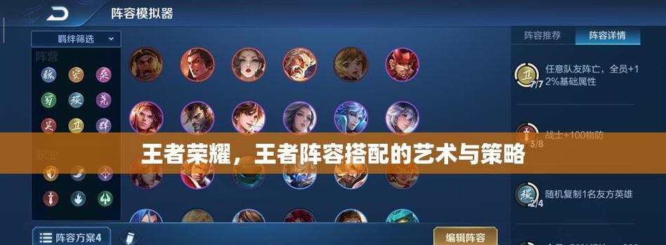 王者荣耀如何搭配阵容？最佳配队策略是什么？  第2张