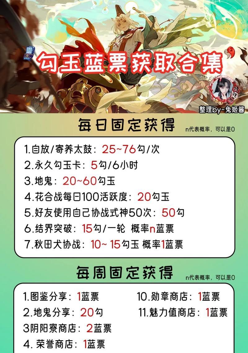 阴阳师怎么得勾玉？获取勾玉的途径和方法是什么？  第3张