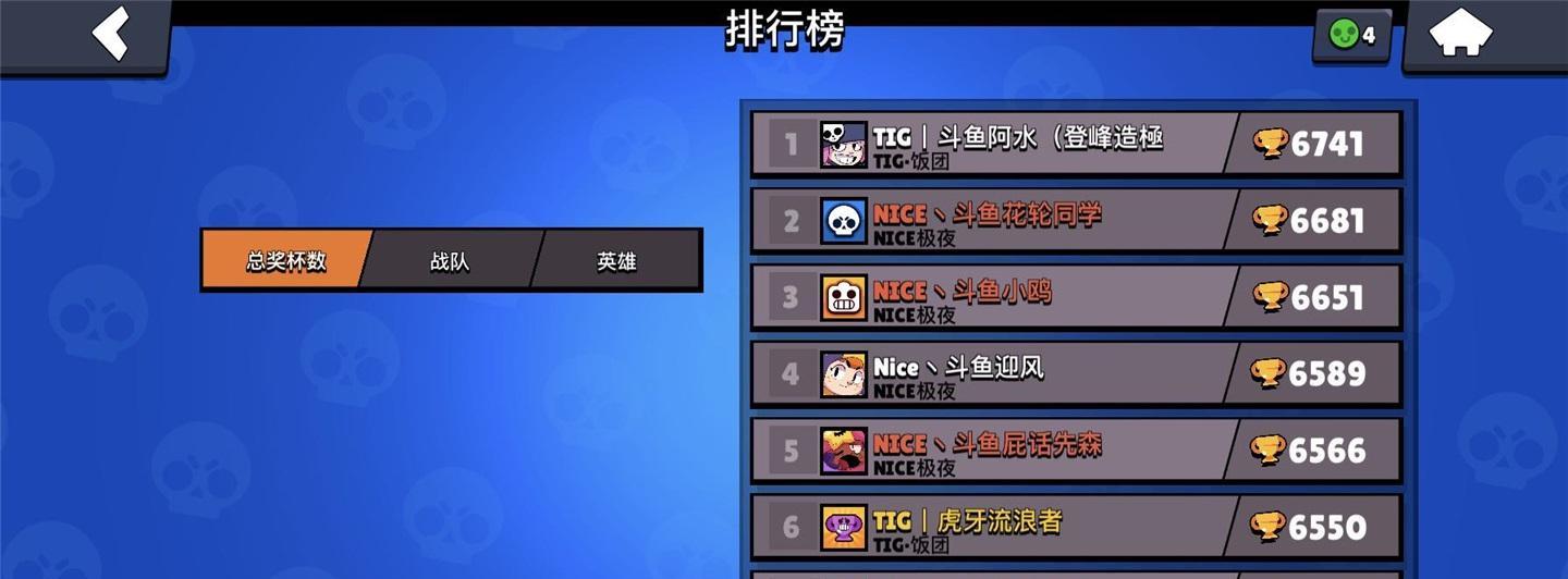 荒野乱斗国服前十中九席被斗鱼主播包揽，是他的实力还是运气（以荒野乱斗为例）  第3张